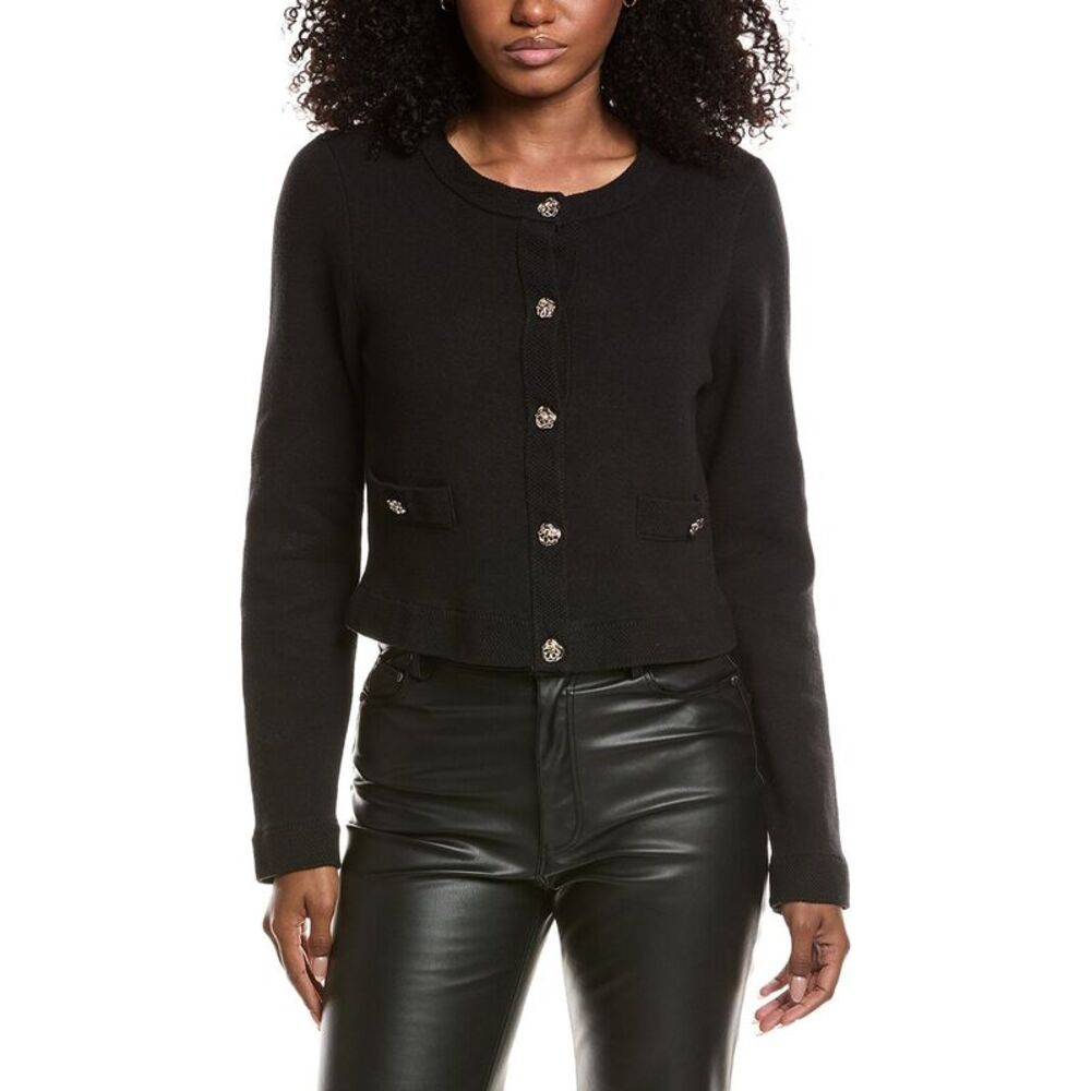 Ichi Womens  Ihadele Cardigan, Black